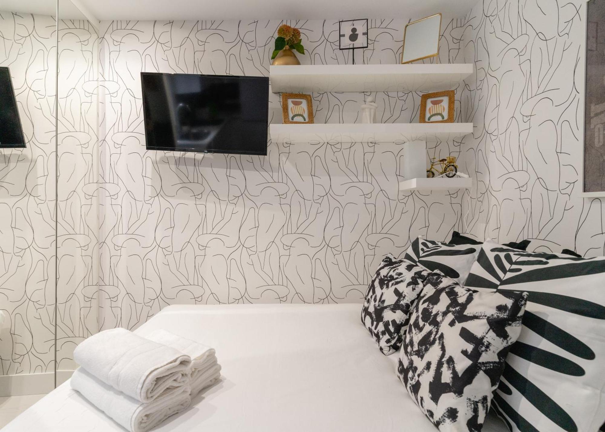 Modern Studio-1Bathroom-Chueca Madrid Kültér fotó